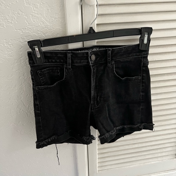 American Eagle, super hi-rise shortie, size 4 - Picture 1 of 3